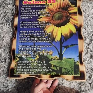 Sunflower Psalm 23 Wall Art